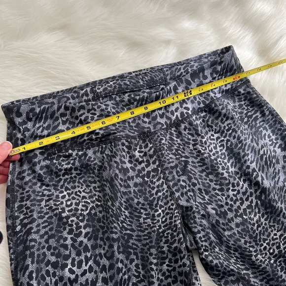 Grey Leopard Print Workout Pants - Picture 10 of 12